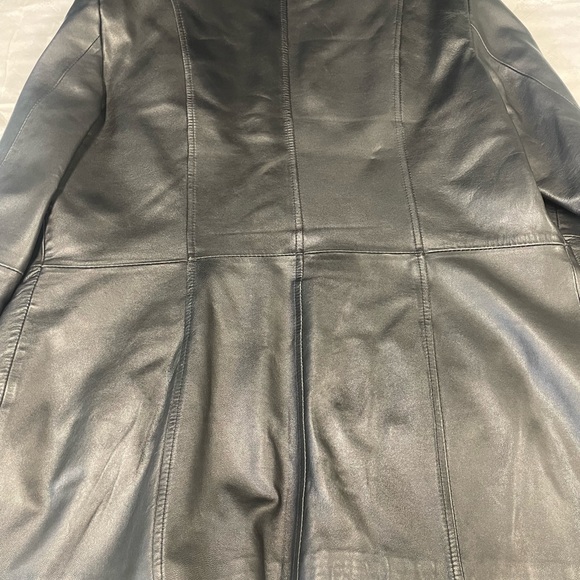 Black Danier Leather Jacket with Removable Liner - Picture 4 of 8